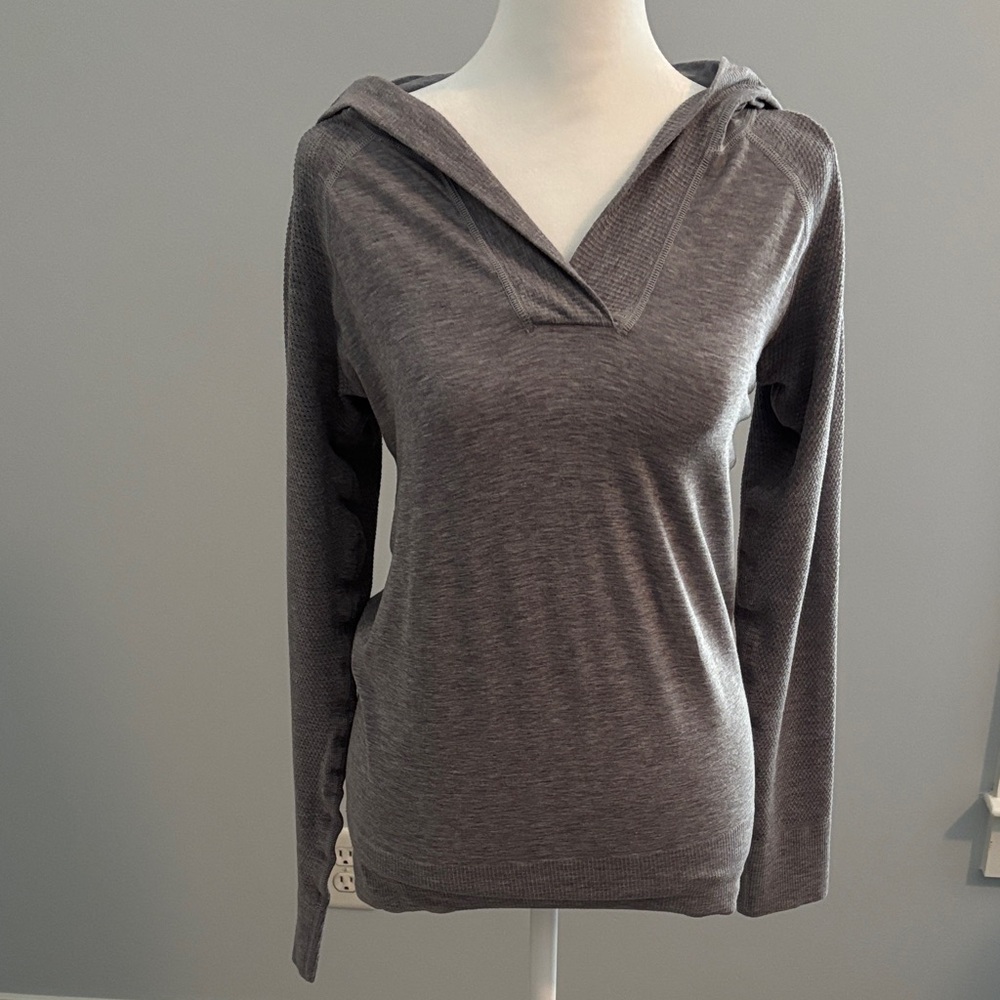 Athleta Light Grey Women's Hoodie